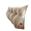 (Coffee) Sofa Bed Large Filled Triangular Wedge Cushion Bed Backrest Positioning Support Pillow Reading Pillow Office Lumbar Pad with Removable Cover 8
