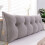 (Dark Blue) Sofa Back Cushion Bed Couch Seat Rest Pad Waist Support Backrest Triangular Wedge Pillow 9