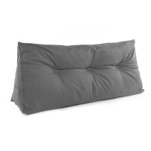 (Dark Grey) Sofa Back Cushion Bed Couch Seat Rest Pad Waist Support Triangular Wedge Pillow Backrest Home Office Furniture Decorations