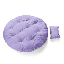 (Light Purple) Hammock Chair Cushion Hanging Swing Seat Pad Thick Hanging Chair Back Pillow Home Office Furniture Accessories