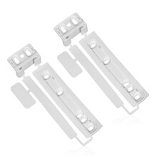 Door Plastic Mounting Bracket Fixing Slide Kit for AEG Integrated Fridge & Freezer (Pack of 2)