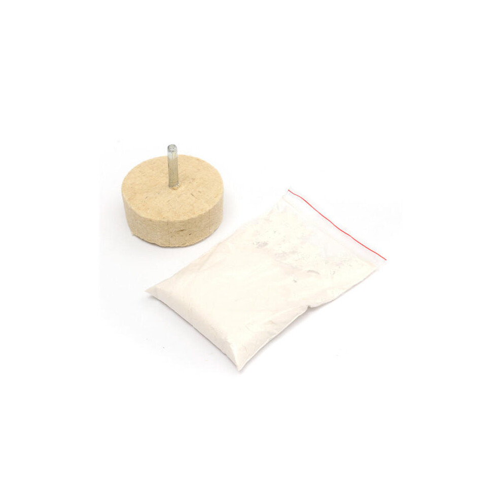 Felt Polishing Wheel With Cerium Oxide Powder Glass Polishing Kit 1138392153581