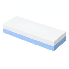 (Blue+White Double Side) Sharpening Stone Double Side Semicicular Concave Semicircular Convex V Shape