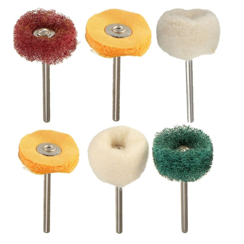 6pcs Polisher Buffer Wheel Polishing Buffing Pad Kit for Rotary Tool 1