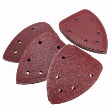 (60#) 40pcs 60/80/120/240 Grit Mouse Sanding Sheets 140x100mm Triangle Sandpaper Sander Pads