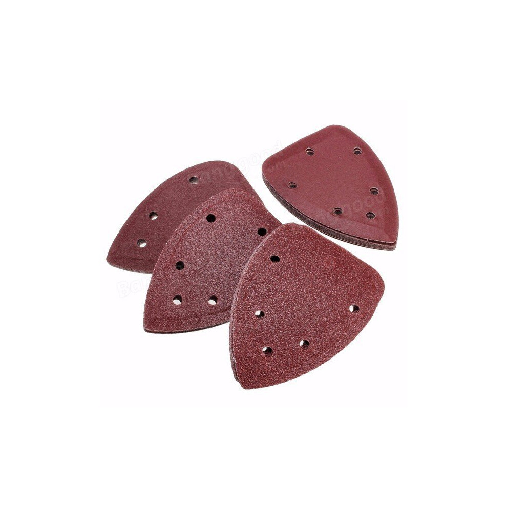 (60#+80#+120#+240#) 40Pcs 60/80/120/240 Grit Mouse Sanding Sheets 140X100mm Triangle Sandpaper Sander Pads 1138392159323