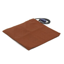 (Brown) 50x50cm Electric Heating Heater Heated Bed Mat Pad Blanket Without Cable For Pet Dog Cat Rabbit