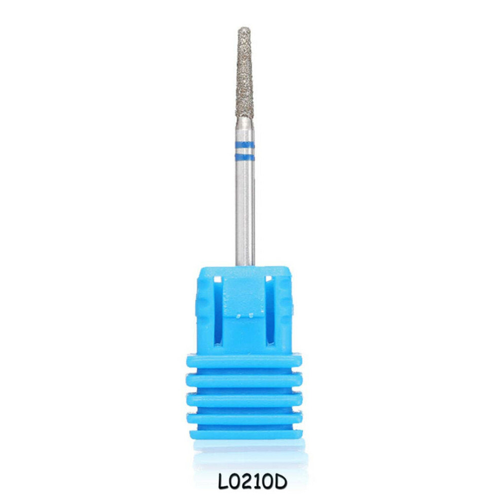 Gzuk (L0210d) Diamond Nail Drill Bits File Cuticle Clean Burr Abrasive Tool