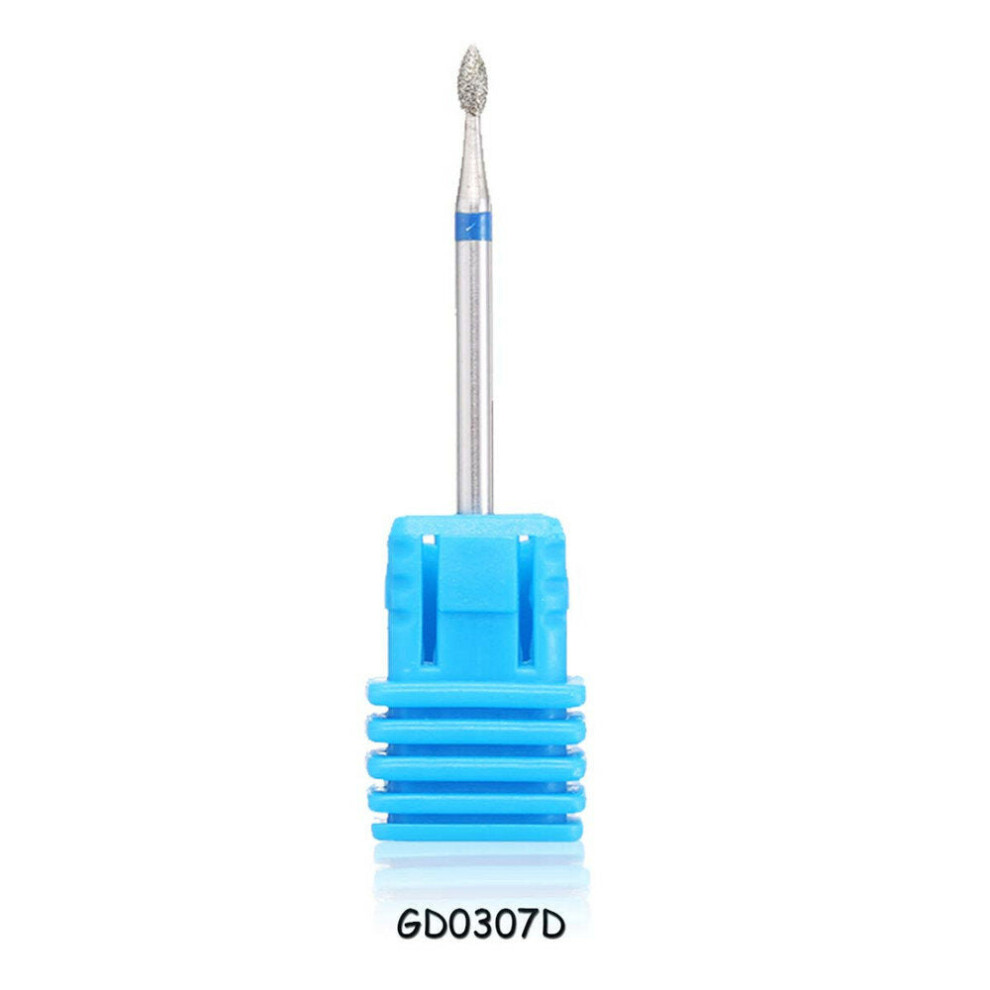 Gzuk (Gd0307d) Diamond Nail Drill Bits File Cuticle Clean Burr Abrasive Tool