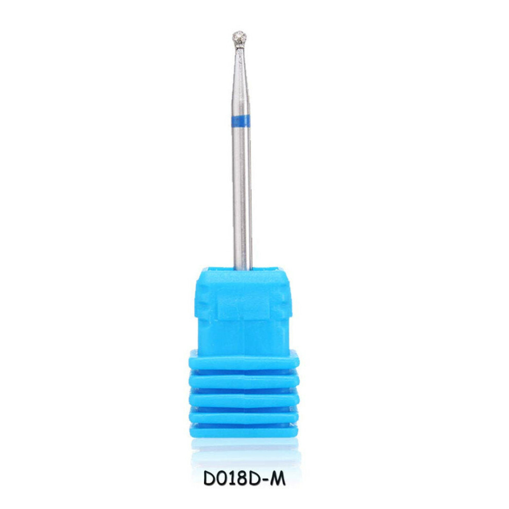 Gzuk (D018d-M) Diamond Nail Drill Bits File Cuticle Clean Burr Abrasive Tool