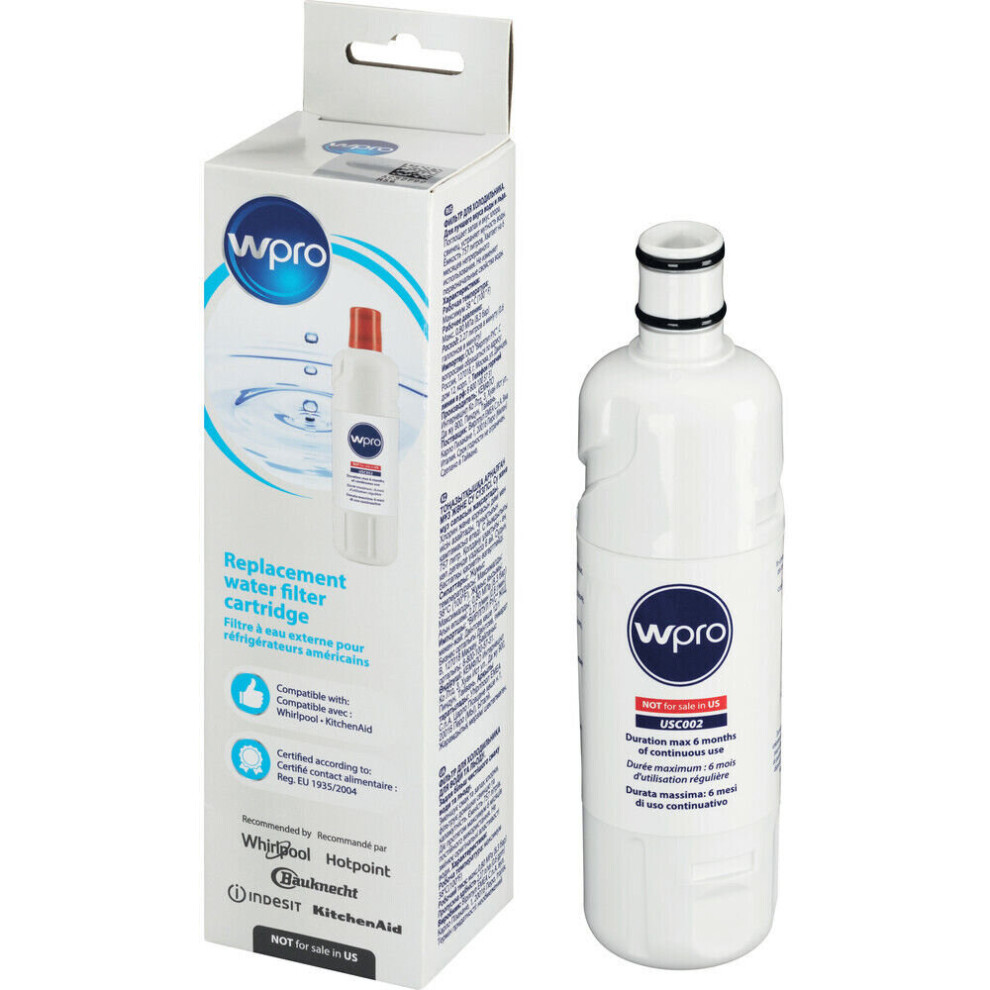 USC002 Water Filter Cartridge WPRO 484010678059 C00629420, Whirlpool