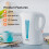 GEEPAS (White) Geepas 1.7L Kettle & Toaster Set 2 Slice Toaster 2