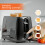 GEEPAS (Black) Geepas 1.7L Kettle & Toaster Set 2 Slice Toaster 3