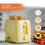 GEEPAS (Beige) Geepas 1.7L Kettle & Toaster Set 2 Slice Toaster 7