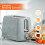 GEEPAS (Grey) Geepas 1.7L Kettle & Toaster Set 2 Slice Toaster 8