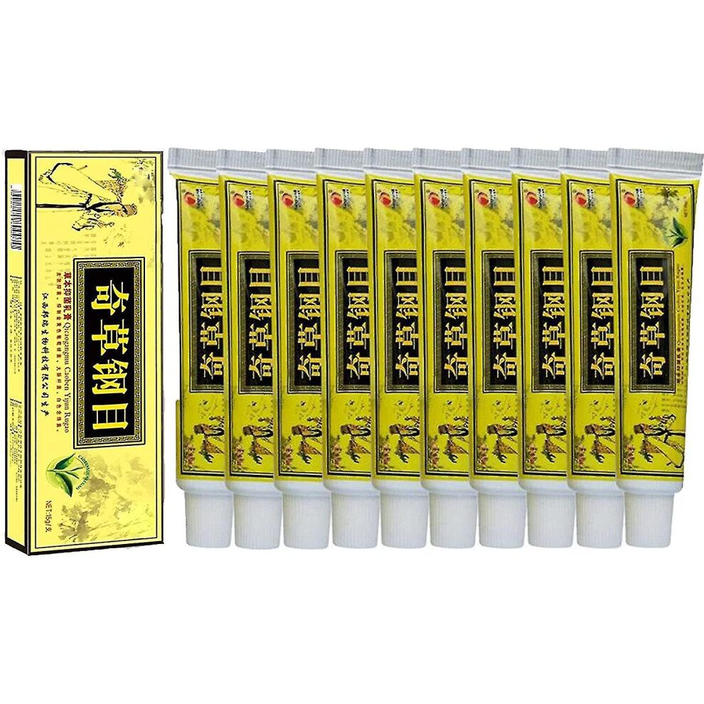 (10pcs) 2023 Natural Chinese Herbal Cream  Organic Eczema Herbal Healing Cream  Face Cream  Body Cream  Anti-itch Cream Ointment External Use