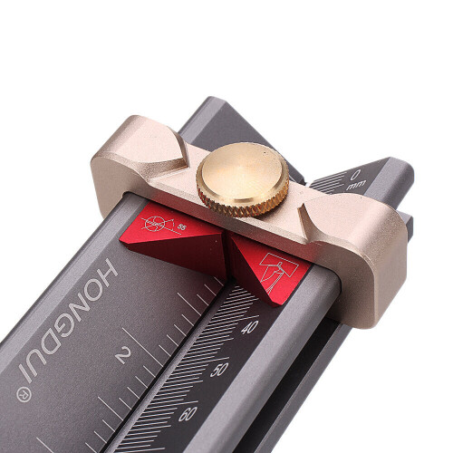 3 In 1 Multifunction Measuring Gauge Drill Depth Gauge Drill Stop Measure and Drill Point Angle Gauge 2
