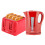 GEEPAS Geepas 1.7L Electric Kettle & 4 Slice Bread Toaster Kitchen Combo Set 1
