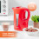 GEEPAS Geepas 1.7L Electric Kettle & 4 Slice Bread Toaster Kitchen Combo Set 12