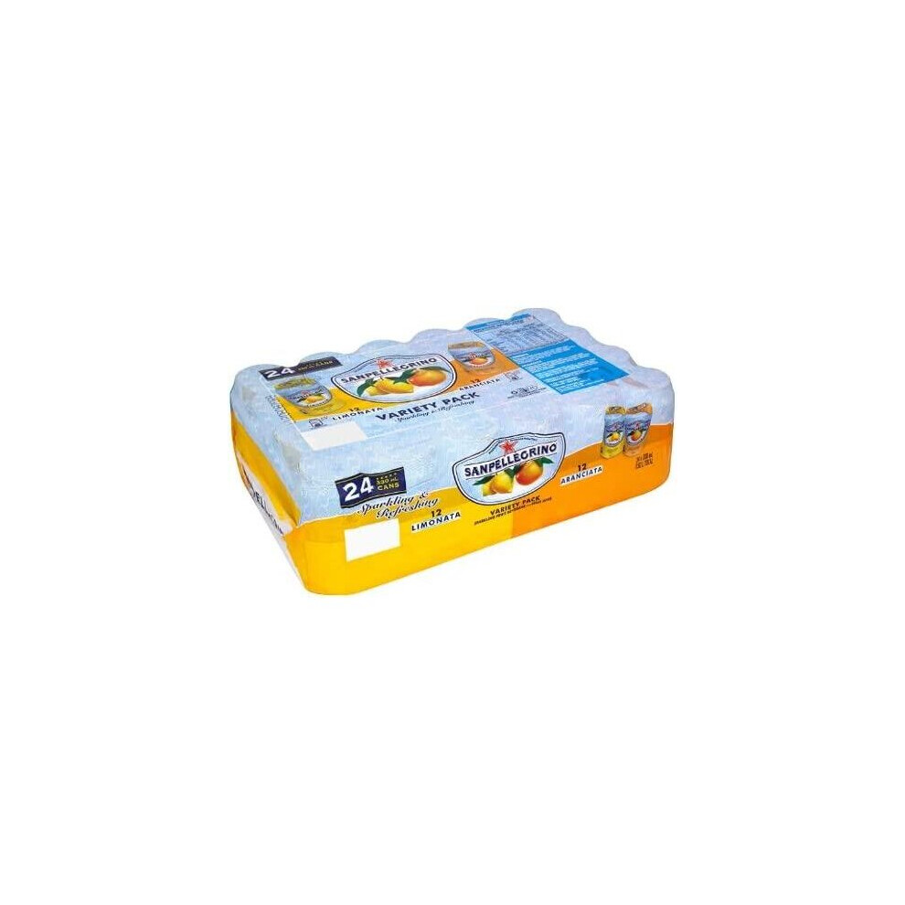 San Pellegrino Sanpellegrino & Lemon 24 Cans 330Ml Orange