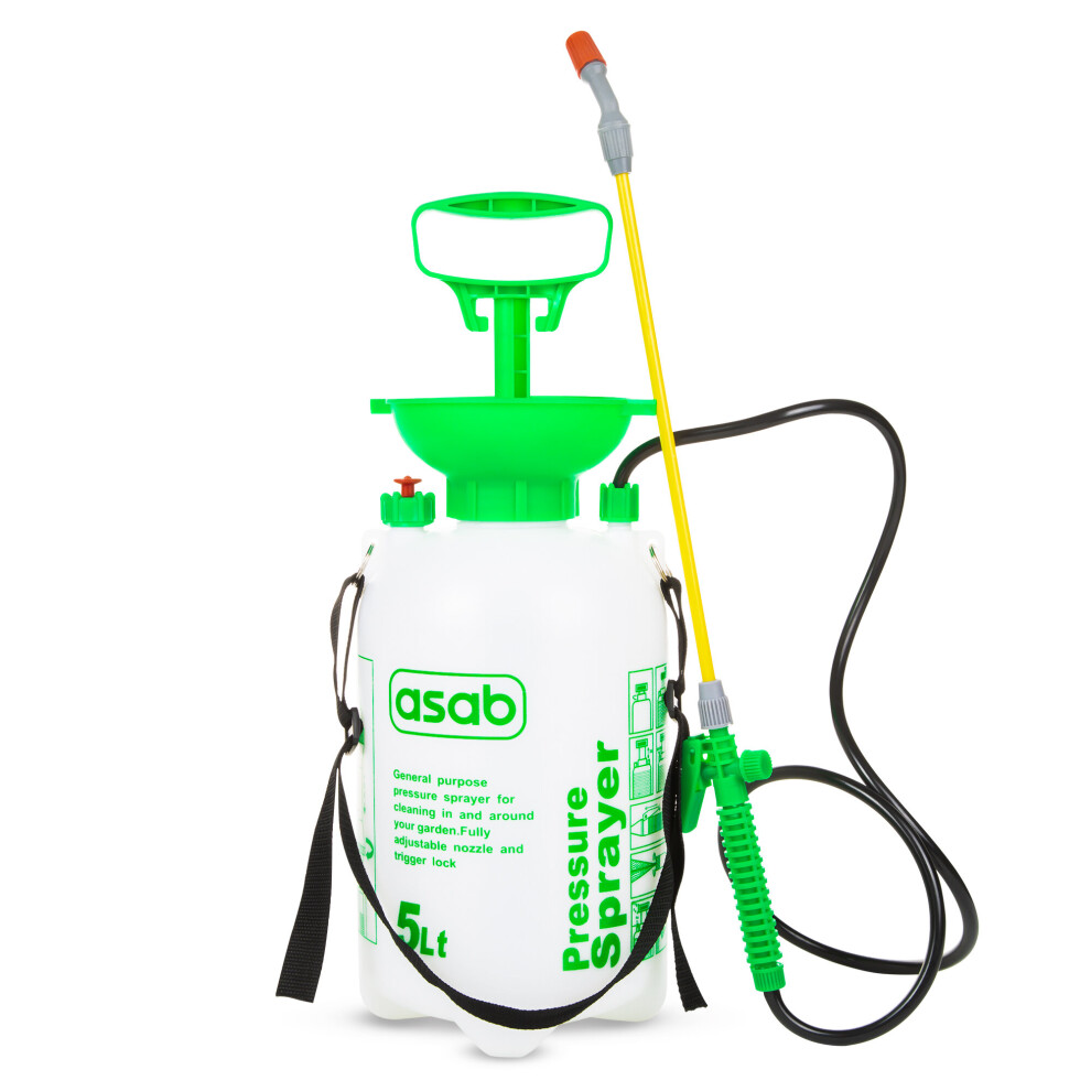 5L Garden Pressure Sprayer Portable Hand Pump Weed Killer