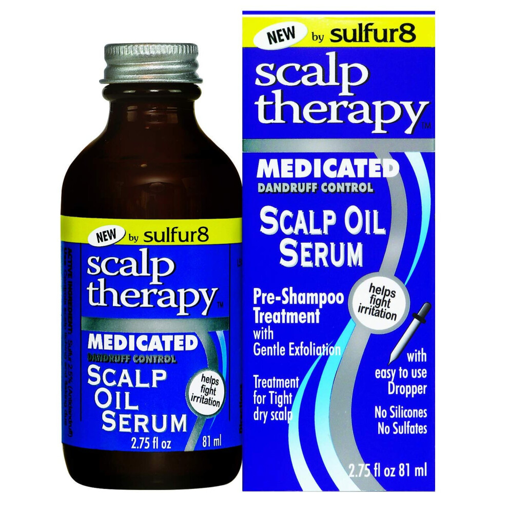 Sulfur 8 Medicated Scalp Control Scalp Oil Serum 2.75 oz