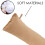 GEEZY GEEZY Plain Fabric Draught Excluder Stopper Door Window Draft Guard Energy Saver Beige 4