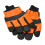 SPARES2GO Large Hi Visibility Chainsaw Comfort Safety Gloves - Size 10 4