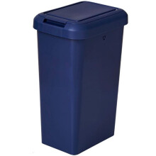 (Navy Blue) Touch and Lift Rectangle Swing Bin - 45L