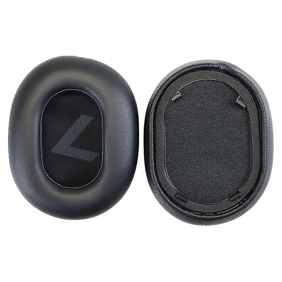 (Black) 2Pcs Pu Leather Earpads Earphone Sponge Cover For Plantronics Backbeat Go 810 Black 7559731260175