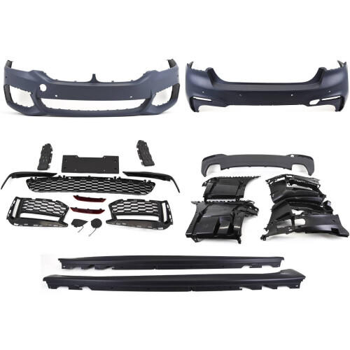 BMW 5 G30 M Performance Style Full Body Kit Front Rear Bumper Diffuser Side Skirt New
