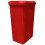 (Red) Touch and Lift Rectangle Swing Bin - 45L 1