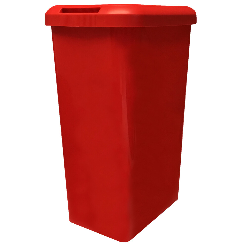 (Red) Touch and Lift Rectangle Swing Bin - 45L