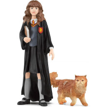 Figurine Hermione en Pattenrond, Harry Potter, voor kinderen vanaf 6 jaar, Schleich 42635 Harry Potter, Univers WIZARDING WORLD