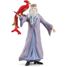 Figurine Dumbledore en Fawkes, Harry Potter, voor kinderen vanaf 6 jaar, Schleich 42637 Harry Potter, Univers WIZARDING WORLD