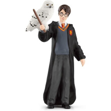 Figurine Harry en Hedwig, Harry Potter, voor kinderen vanaf 6 jaar, Schleich 42633 Harry Potter, Univers WIZARDING WORLD