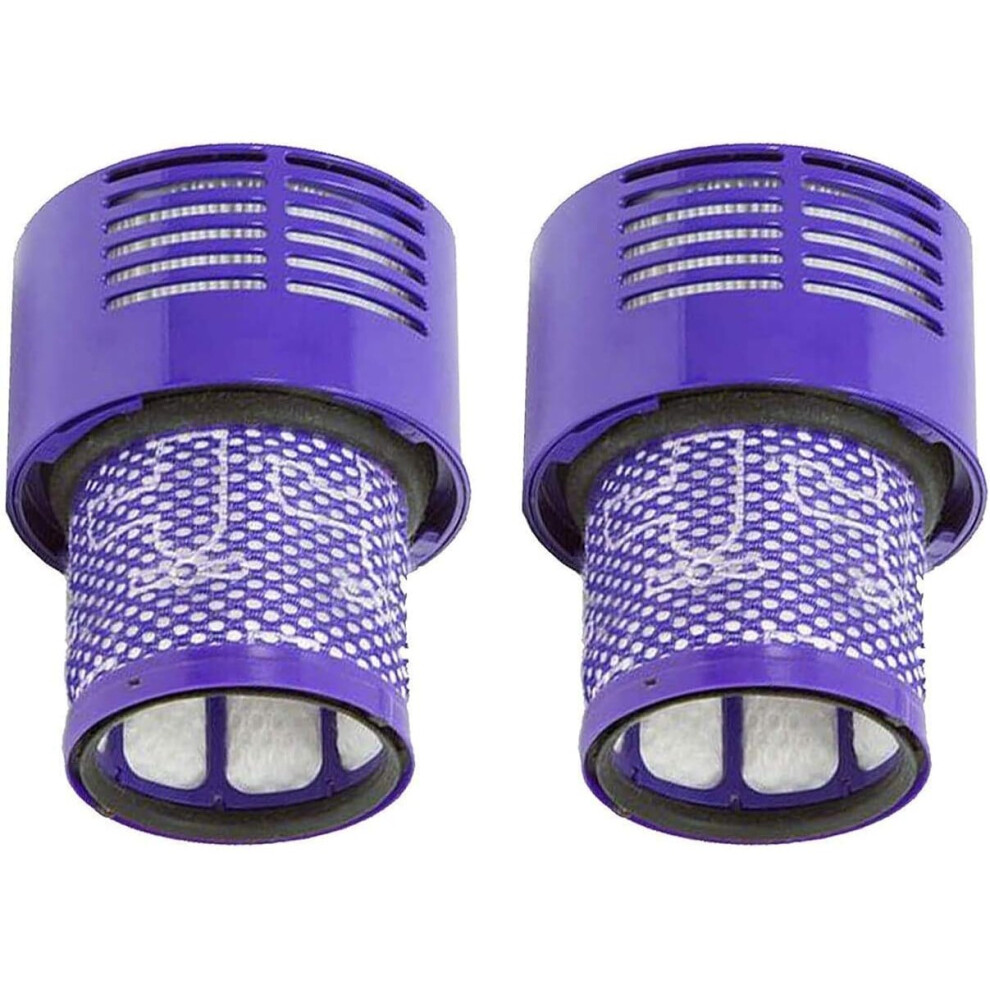 Pack of 2 washable compatible Dyson V10 vacuum cleaner replacement filters