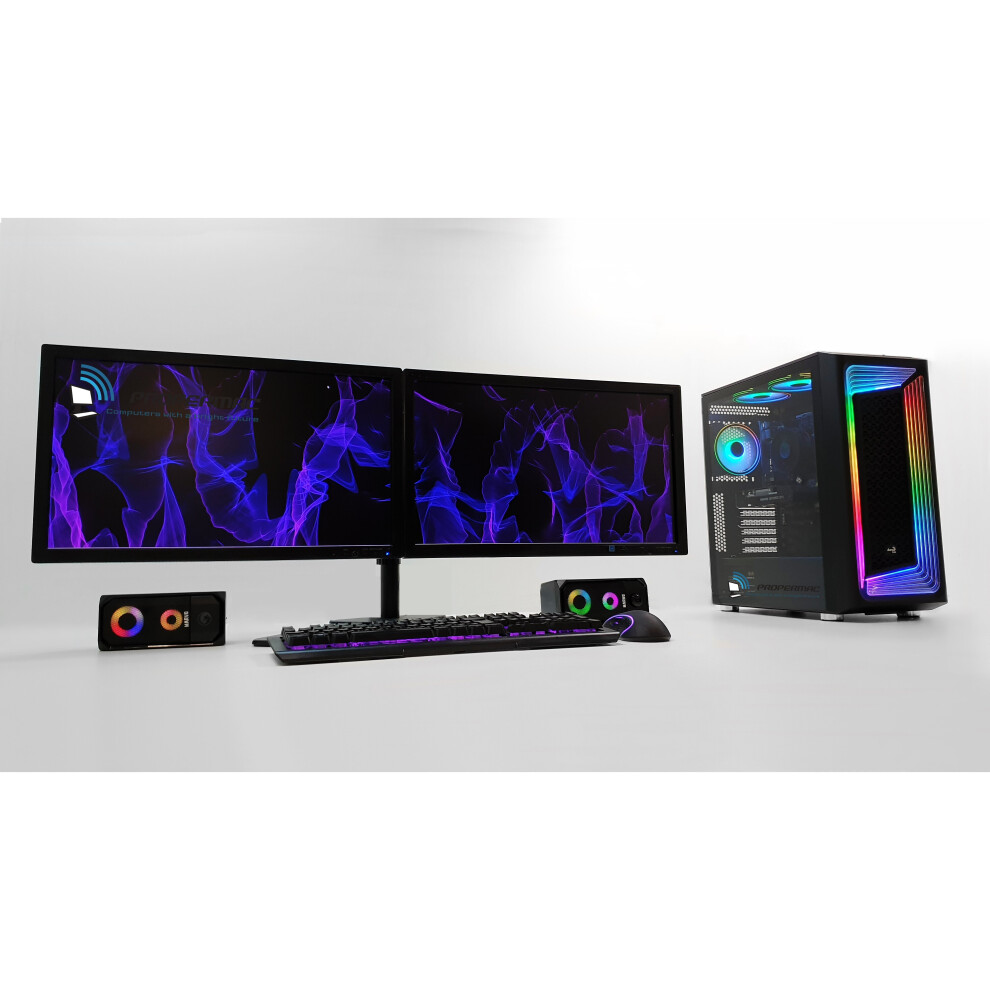 Gaming PC Bundle i7 Liquid Cooling  512 SSD 1TB HDD 32GB DDR4 RTX 4060