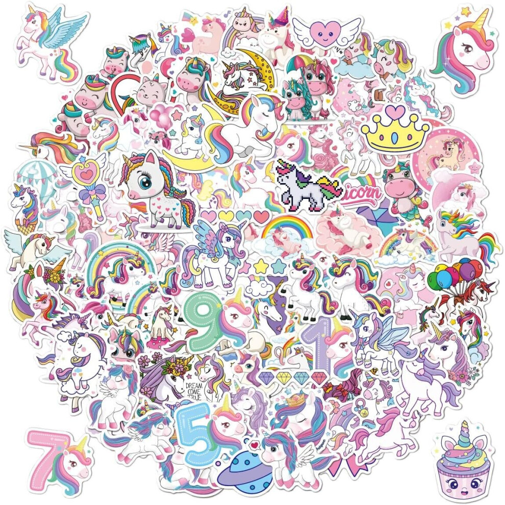 Tianci Sticker For Water Bottles, 118Pcs Cute Vinyl Stickers For School Students Classroom,Phone/Laptop/Luggage/Stationery Boxes Light