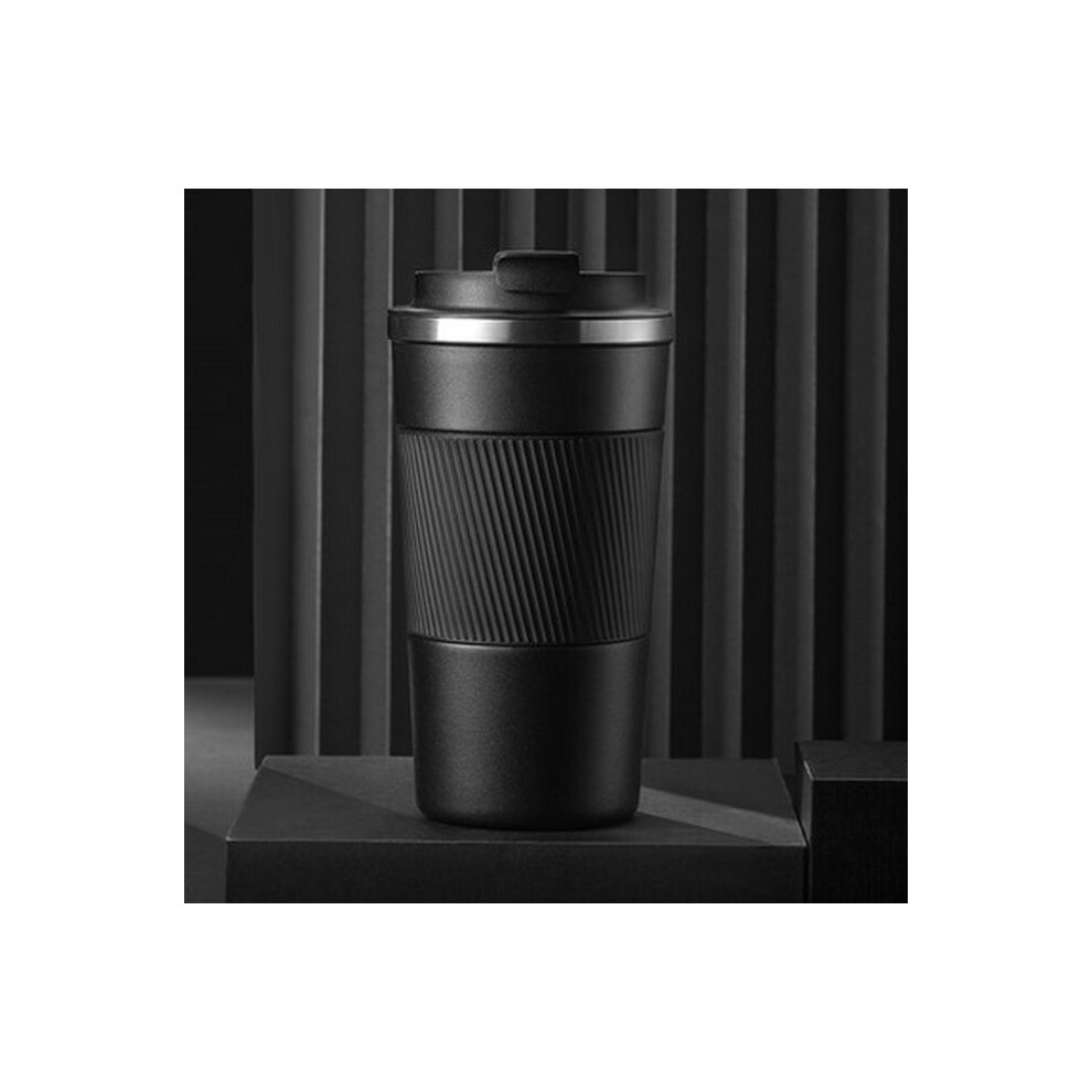 Stainless Steel Vacuum Insulated Coffee Travel Mug For Cold And Hot Drinks - Black - 510Ml