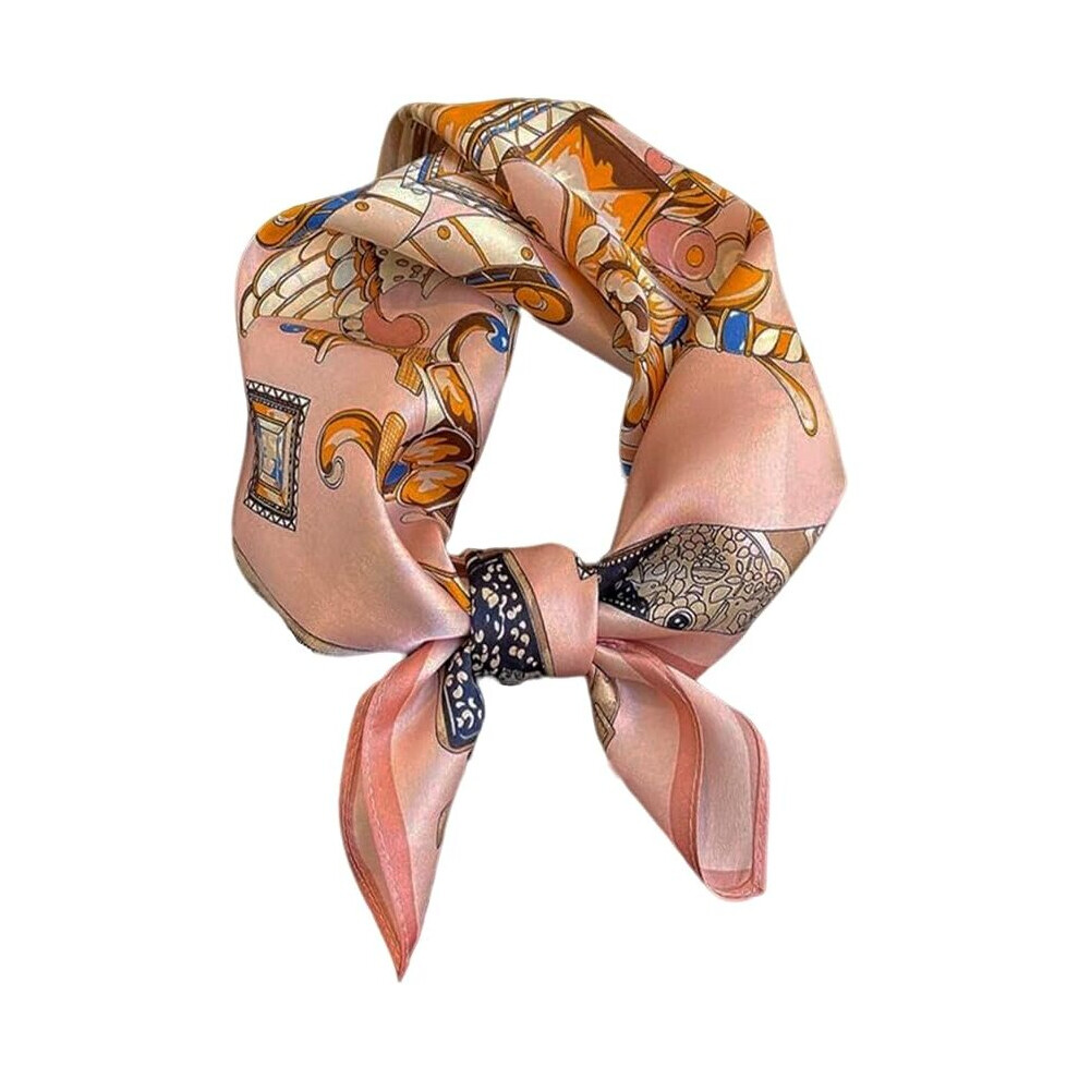 Women's 100% Pure Mulberry Silk Small Square Scarf - Neckerchief Women - Silk Headscarf - 21" x 25