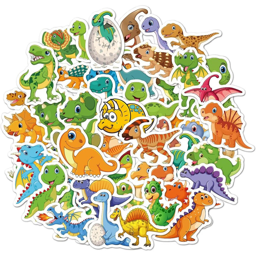 Tianci 50Pcs Cute Animal Stickers For Kids, Water Bottles Stickers Vinyl For Girls Phone/Laptop/Luggage
