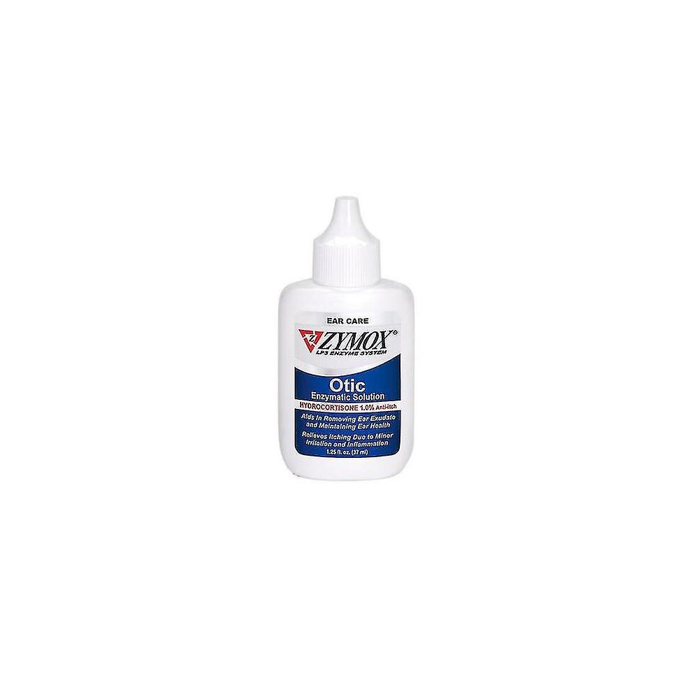 Zymox Otic Enzymatic Solution With Hydrocortisone, 1.25 Oz (pack Of 1)