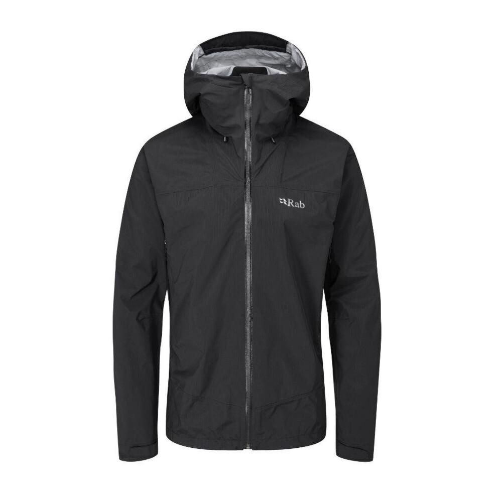 (Rab Men's Downpour Plus 2.0 Waterproof Jacket - L) Rab Men's Downpour Plus 2.0 Waterproof Jacket