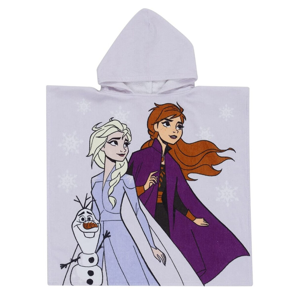 Frozen Hooded Towel Poncho