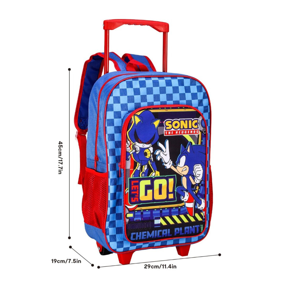 Sonic the Hedgehog Premium Wheeled Trolley Bag