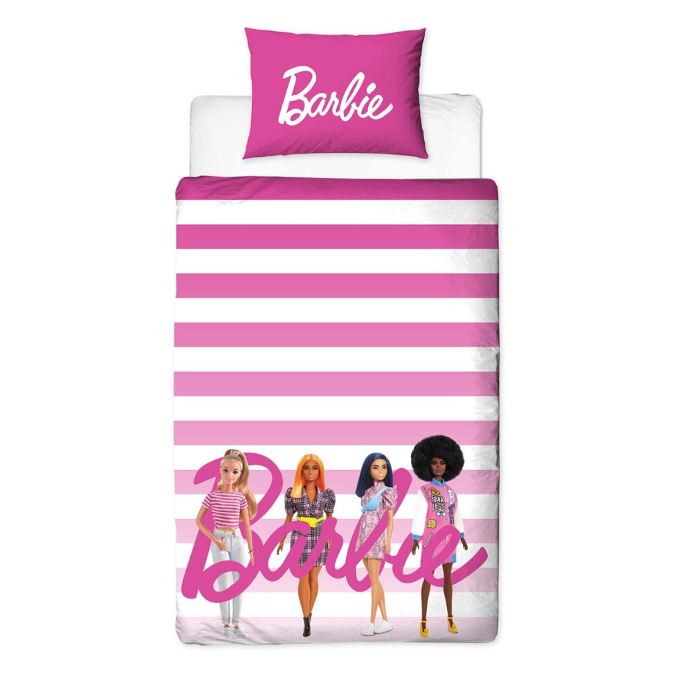 Barbie Sweet Single Duvet Cover and Pillowcase Set