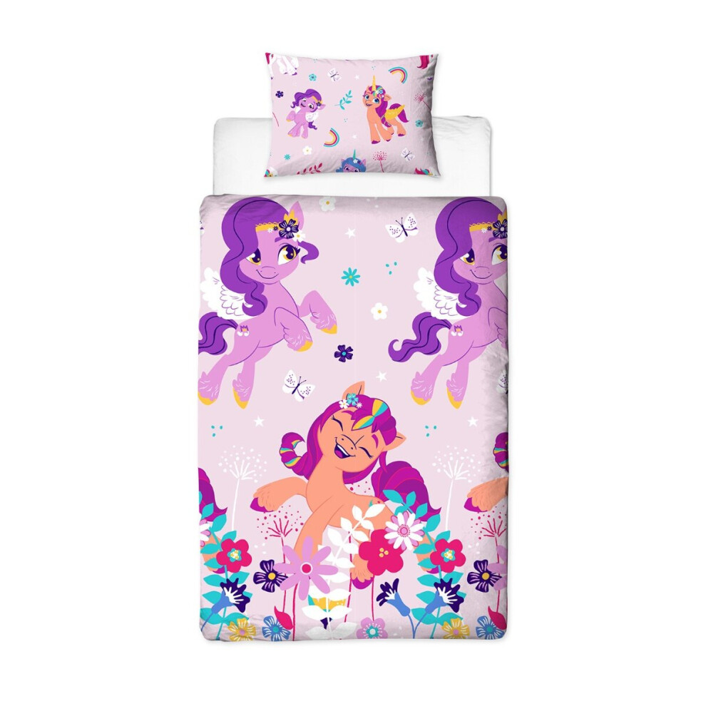 My Little Pony Flower Single Duvet Cover and Pillowcase Set