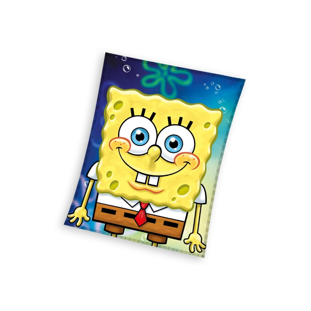 Spongebob Squarepants Face Fleece Blanket