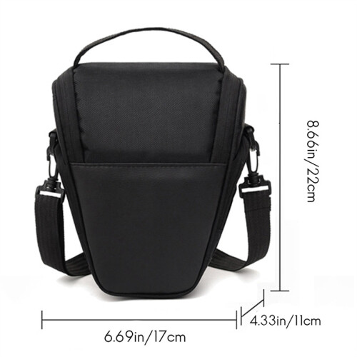 Camera Bag Triangle Camera Case Shoulder Case Digital Camera Bag for DSLR SLR Camera 2